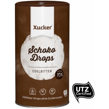 Xucker Chocolate Drops tmavá čokoláda 750 g