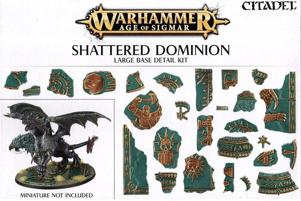 GW Warhammer Age of Sigmar Shattered Dominion Large Base Detail Kit