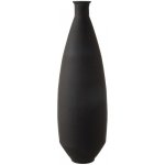 Matně černá skleněná váza J-line Olivius 81 cm – Zboží Dáma