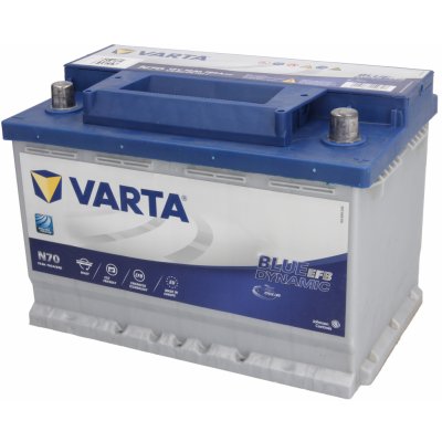 Varta Blue Dynamic EFB 12V 70Ah 760A 570 500 076 – Hledejceny.cz