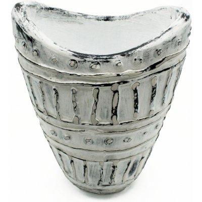 Wide Neck Shaped Vase - Cream 22cm – Hledejceny.cz