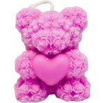 Svíčkománie3D Méďa z růžiček 50 g – Zboží Mobilmania