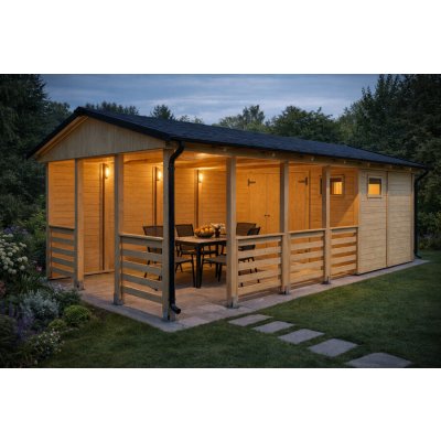 Herold A3366 BX Plus s boční stěnou (6,3 + 12,6 m2) – Zboží Dáma