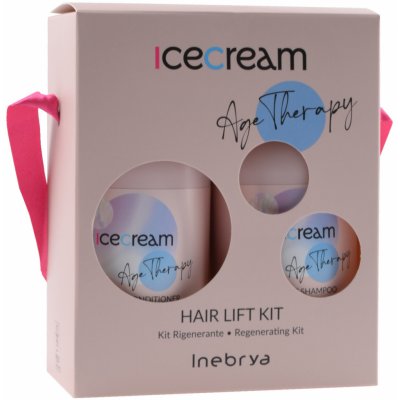 Inebrya Ice Cream Age Therapy Hair Lift regenerační šampon 300 ml + regenerační kondicionér 300 ml dárková sada