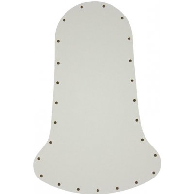 sololak bílý zvonek 23x15cm s otvory 22B2315Z – Zboží Dáma
