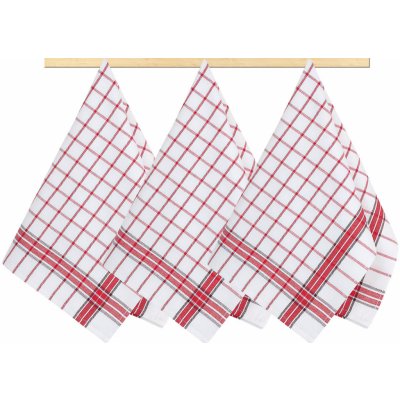 Bellatex kostka 50 x 70 cm červená 3 ks – Zboží Dáma