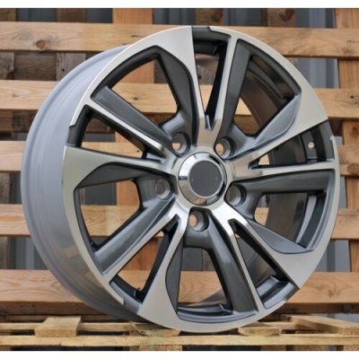Racing Line B1611 8.5x20 5x150 ET60 grey polished – Hledejceny.cz