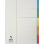 Q-CONNECT barevný, plastový, A4, 5 listů – Zboží Živě