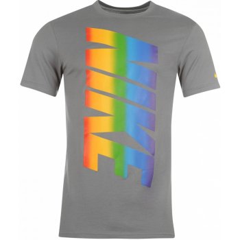 Nike QTT Rainbow Top Mens Grey Heather