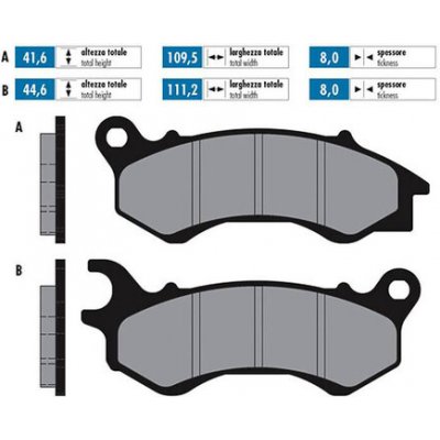 Polini Brzdové destičky 2780 PCX 174.0130 | Zboží Auto