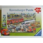 Ravensburger Ruch na nádraží 2 x 24 dílků – Zboží Mobilmania