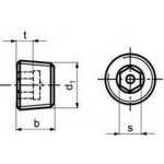 zátka M24x1.5 BEZ PÚ 5.8 vypouštěcí DIN 906 – Sleviste.cz