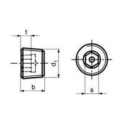 zátka M24x1.5 BEZ PÚ 5.8 vypouštěcí DIN 906 – Sleviste.cz