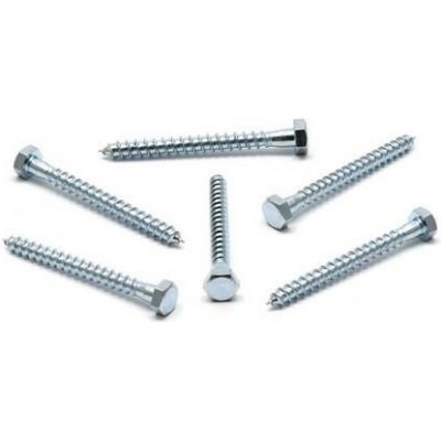 WT WINTECH Vrut do dřeva DIN 571 12 x 340 ZB // PE_1 = 25 ks - VX-AEAAA12340B-P1 – Zboží Mobilmania