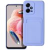 Pouzdro a kryt na mobilní telefon Xiaomi Forcell Card Case XIAOMI Redmi NOTE 12 5G fialové