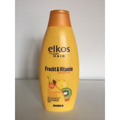 Elkos šampon s výtažkem z meruňky pro normální až lehce suché vlasy Frucht & Vitamin 500 ml – Zbozi.Blesk.cz