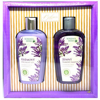 Bohemia Herbs Lavender sprchový gel 250 ml + vlasový šamon 250 ml dárková sada