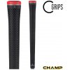 Golfové příslušenství a doplňky Champ C2 Mid Size Grip Black 60 Round