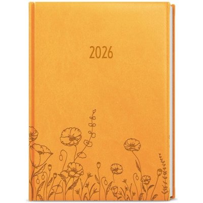 Oskar Vivella A5 Týdenní 2026 okrová Louka – Zboží Mobilmania