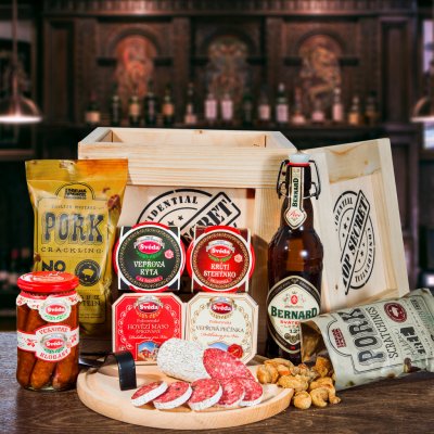 Dárková bedna s páčidlem Labužník dárky pro muže dárková bedna darbox – Hledejceny.cz