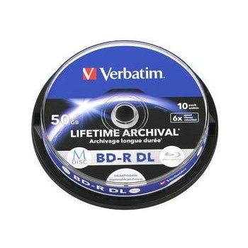 Verbatim BD-R 50GB 6x, printable, spindle 10ks (43847)