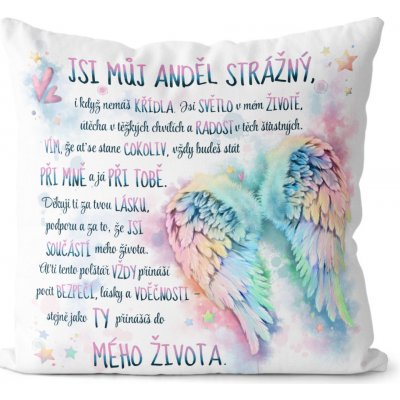 IMPAR polštář Anděl strážný 40x40 – Hledejceny.cz