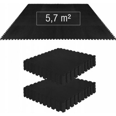 pod posilovací stroje Gorilla Sports 60cm x 60cm černá PUZZLE – Zbozi.Blesk.cz