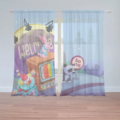 Sablio Záclony Bus stop: 2ks 150x250cm – Hledejceny.cz