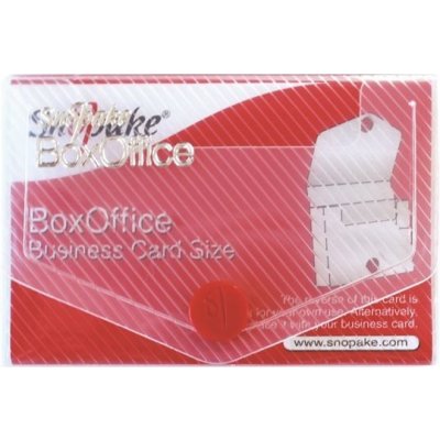 Snopake Krabička Snopake na vizitky s drukem čirá – Zboží Živě