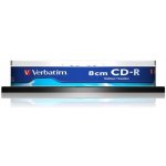 Verbatim CD-R 700MB 52x, spindle, 10ks (43437) – Zboží Živě