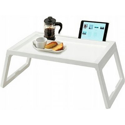 SOLEX Skládací stolek pro notebook SL16P plastový bílý – Zbozi.Blesk.cz