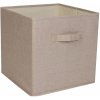 Úložný box Compactor SANDY Skládací úložný box do police a knihovny 31 x 31 x 31 cm béžový RAN11285