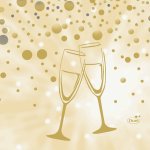 Duni Nápojové ubrousky Best Wishes SVĚTLÉ 50ks 24x24cm – Zboží Dáma
