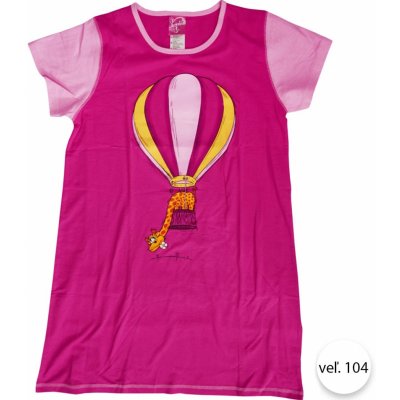 Vienetta Secret noční košile Žirafka Loon1 růžová