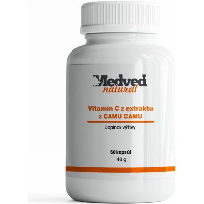 Medveď natural Vitamin C z extraktu z CAMU CAMU 60 kapslí – Hledejceny.cz