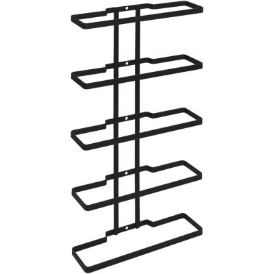 Metaltex Lava regál na víno černá 24 cm, 44 cm, 9 cm – Zboží Mobilmania