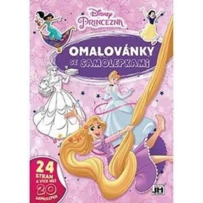 Princezny Omalovánky A4 se samolepkami – Zbozi.Blesk.cz