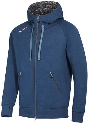 Ocun Hoodie Zipper blue opal/excalibur