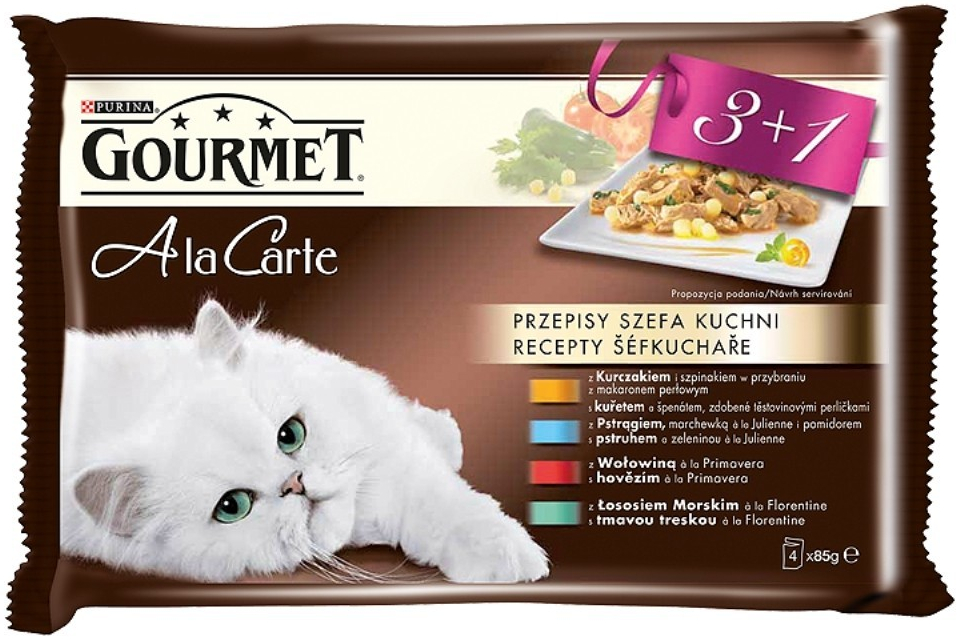 Gourmet & La Carte 4 x 85 g