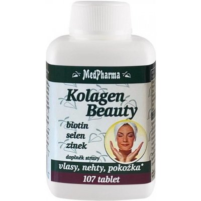 MedPharma Kolagen Beauty - biotin, selen, zinek 107 tablet