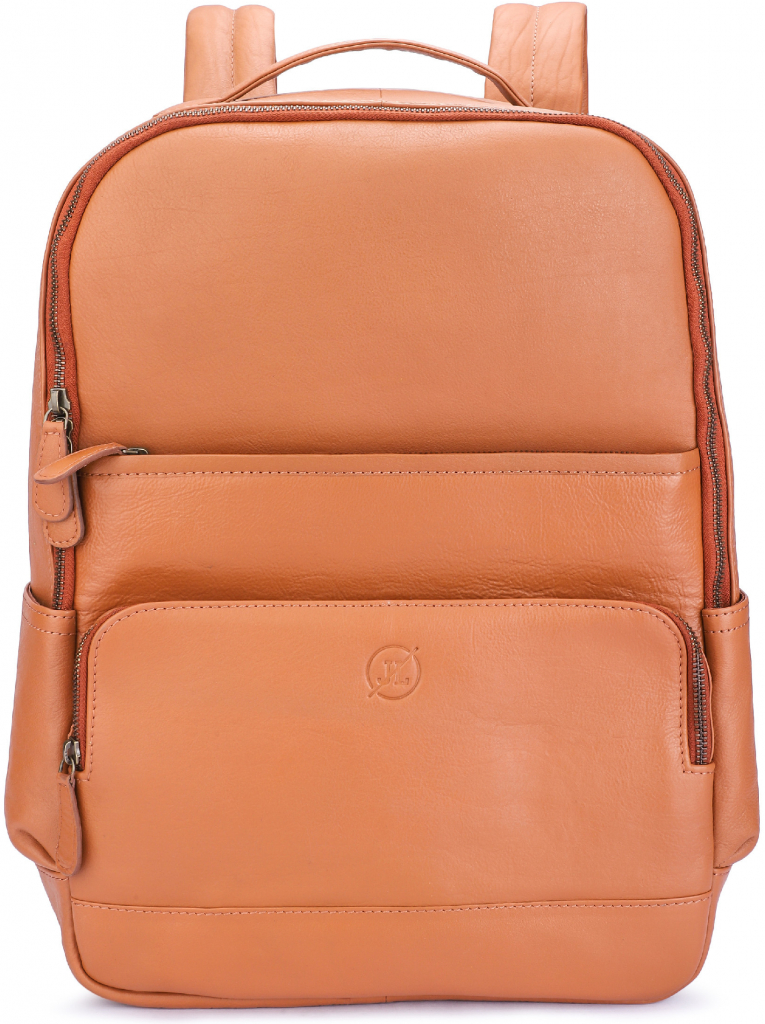 Jaipurleathers městský kožený Oliver karamel 22 l