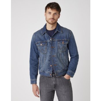 Wrangler pánská džínová bunda W4481514V modrá