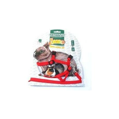 Tatrape postroj a vodítko pro králíka 10 mm x 22 45/120 cm červený – Hledejceny.cz