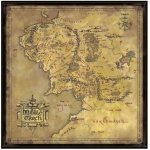 Noble Collection Pán prstenů Jigsaw Middle Earth 1000 kousků – Zbozi.Blesk.cz