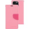 Pouzdro a kryt na mobilní telefon Apple Mercury na iPhone 15 Pro MAX - Mercury, Fancy Diary Pink/HotPink