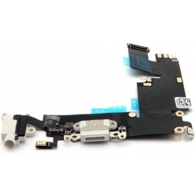 Nabíjecí konektor + Audio Jack Flex kabel pro Apple iPhone 6S Plus, bílá – Zboží Mobilmania