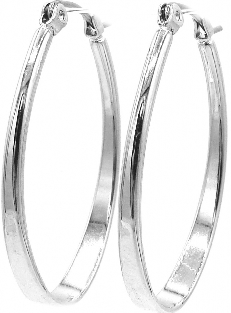 Steel Jewelry náušnice OVÁLKY Chirurgická ocel NS160220