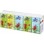 Linteo Kids papírové kapesníčky 3-vrstvé 10 x 10 ks