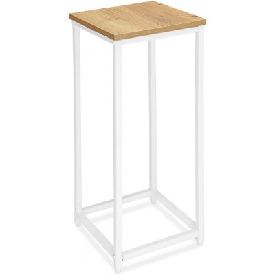 TZB Květinový stojan Loft Arben 60 cm bílý/dub Craft – Hledejceny.cz
