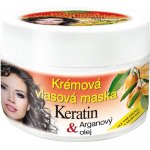 Bione Cosmetics Bio Keratin arganový olej krémová vlasová maska 260 ml – Zboží Dáma